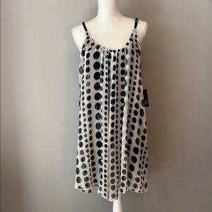 Black and White Polka Dot Dress